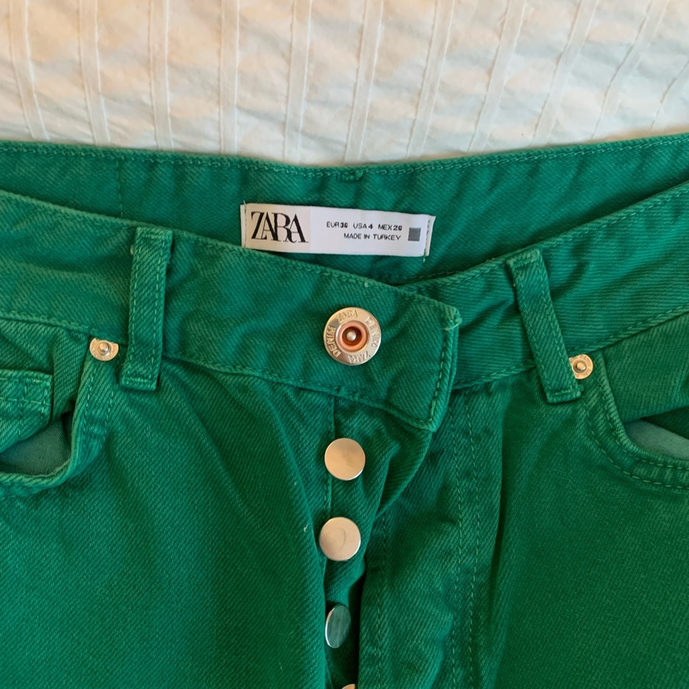 Green Zara Jeans
